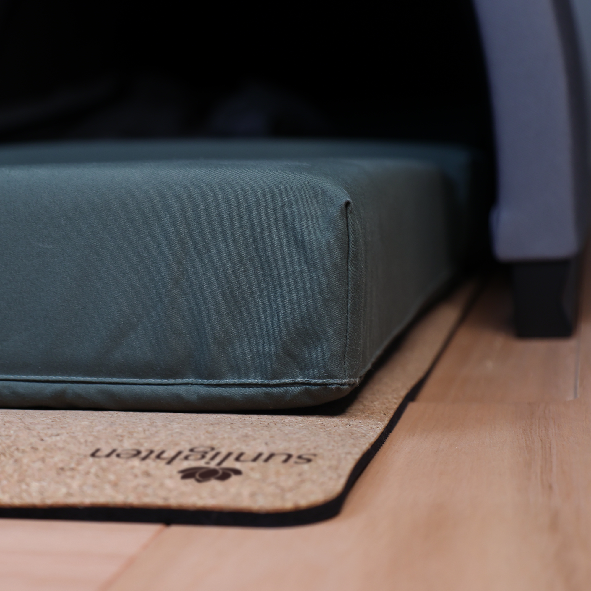 Cork Yoga Mat for Sauna & Exercise