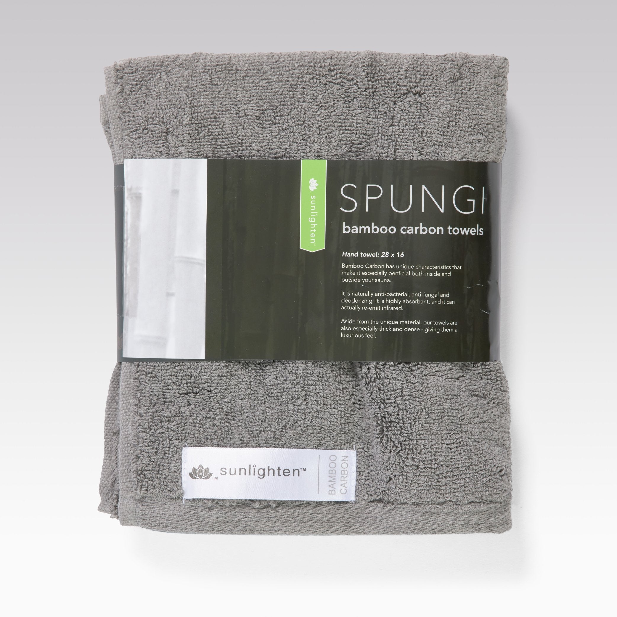 Bamboo Carbon Hand Towel