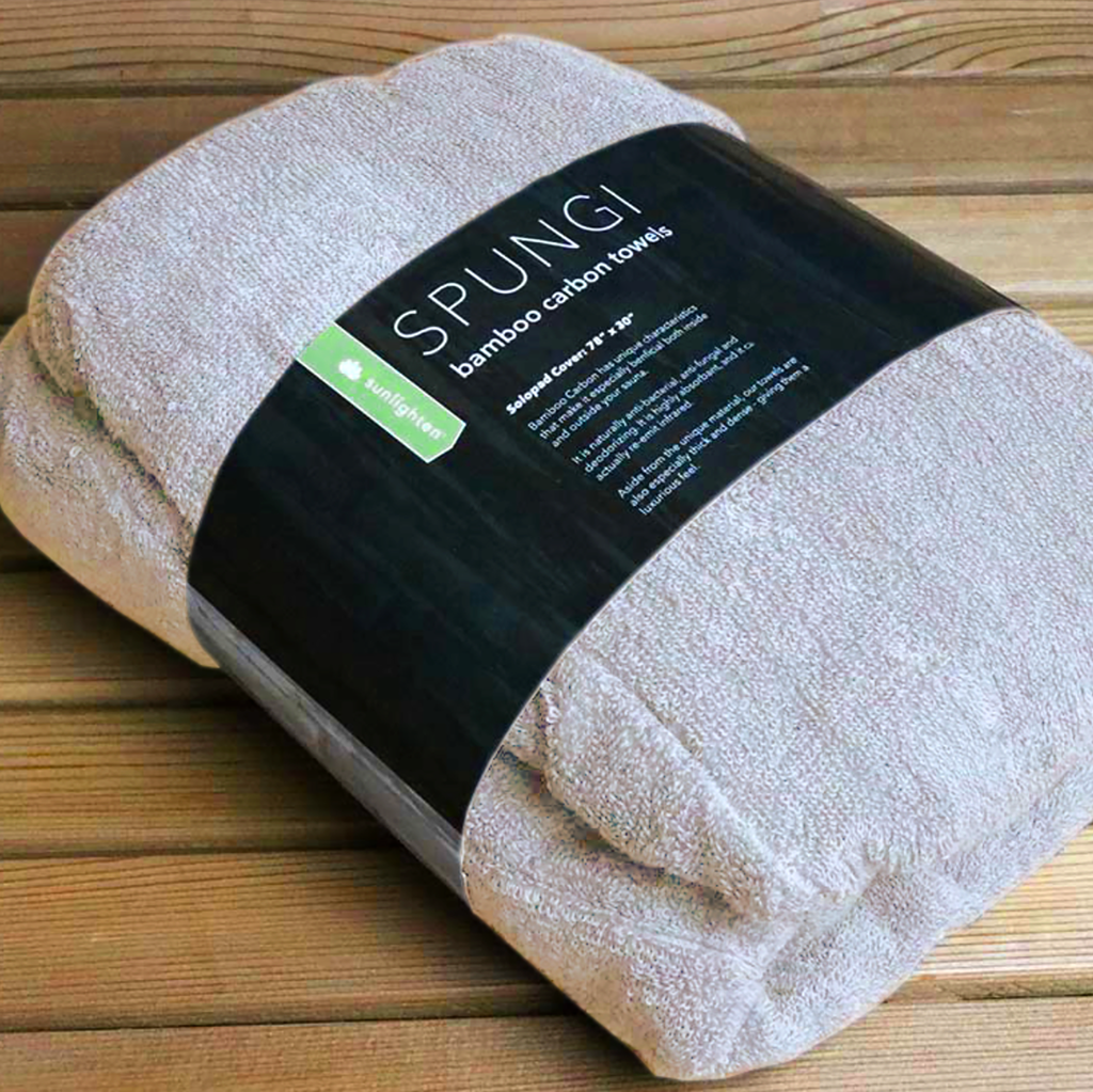 Bamboo carbon towels for sauna outlet